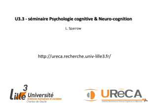 U3.3 - Unité de Recherche en Sciences Cognitives et Affectives