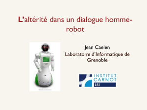 Dialogue homme-robot