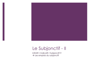 b1 présentation subjonctif