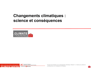 Changements climatiques