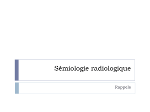 Sémiologie radiologique