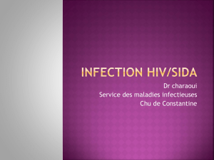 Infections à VIH et SIDA