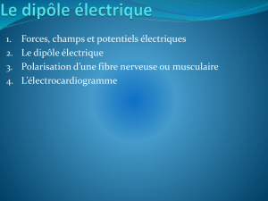 Le dipôle électrique