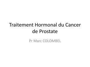 Traitement Hormonal du Cancer de Prostate