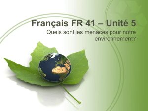 Français AP * Unité 2 - FWHS-FR41