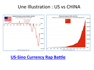 Une Illustration : US vs CHINA