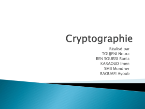 Cryptographie - M2