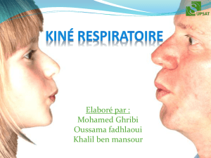 kiné respiratoire
