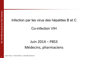 PPTX - 2,27 Mo Hépatites B et C et coinfection VIH/hépatites 15/06