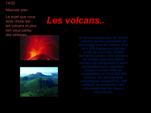 Les volcans..