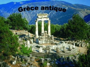 La Grèce antique se trouve en Europe (sud