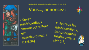 Prière Annecy (préparation SMM 2016)