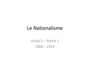 Le Nationalisme - La Salle à M. Cormier