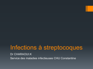 Infections à streptocoques