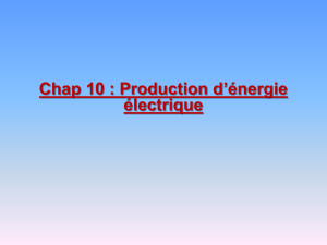 chap10 Production d`électricité