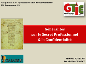 PPTX - 0,89 Mo Confidentialité: généralités 20/06/2012