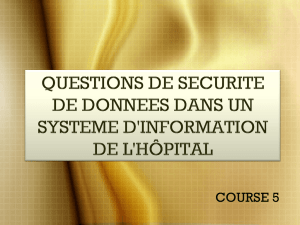 ASPECTS CONCERNING THE DATA SECURITY IN MEDICAL