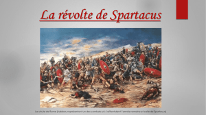 La révolte de Spartacus