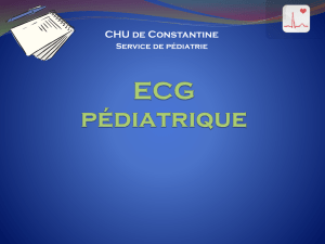 ECG pédiatrique