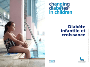 Diabète infantile et croissance