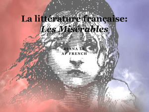 La littérature française: Les Misérables
