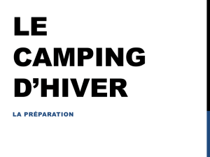 Le Camping d*hiver