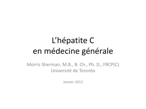 Hepatitis C for the General Practitioner