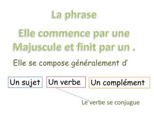 grammaire conjugaison