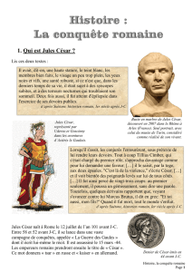 1. Qui est Jules César ?