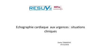 Echographie cardiaque aux urgences