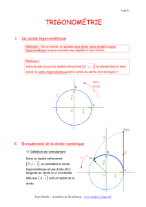 trigonométrie - maths et tiques