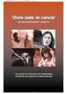 Vivre avec le cancer - Canadian Association of Psychosocial Oncology