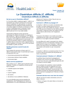 Clostridium Difficile (C.difficile)