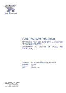 constructions rentables - ArcelorMittal Sections