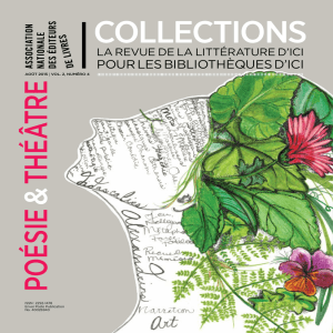 Collections: Poésie et théâtre - Association nationale des éditeurs