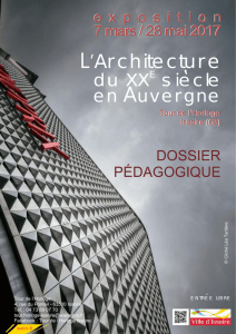 Nouveau dossier pédagogique Architecture XXe en Auvergne