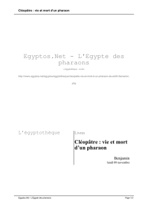 Cleopatre _ vie et mort d™un pharaon