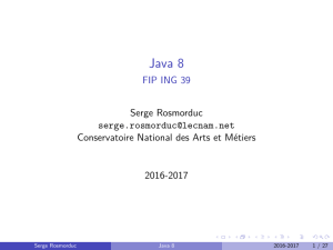 Java 8 - Deptinfo