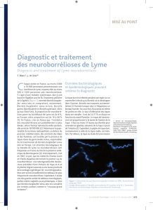 Diagnostic et traitement des neuroborrélioses de Lyme – Diagnosis