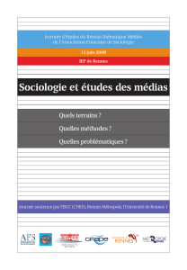 Sociologie et études des médias