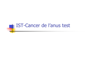 IST-Cancer de l`anus test Test