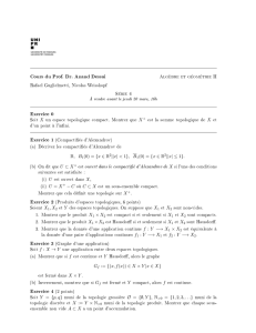 Algèbre et géométrie II Série 4