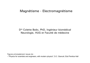 Magnétisme - Electromagnétisme