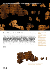 Les écrits de Qumrân dans le monde juif du 1er siècle de notre ère