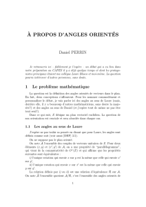 Angles-orientes - Département de Mathématiques d`Orsay