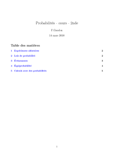 Probabilités - cours - 2nde - MathsFG
