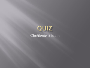 Chrétienté et islam