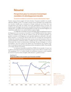 Situation et perspectives de l`économie mondiale 2013