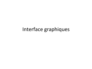 Interface graphiques