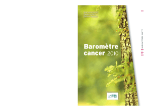 Baromètre cancer 2010